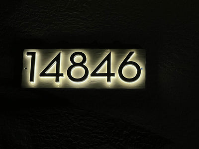 How to Make Home Address Number Signs More Visible at Night?
