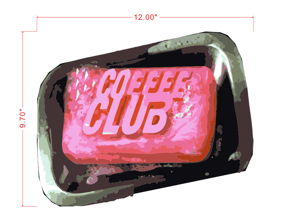 UV Light Box-Coffee Club