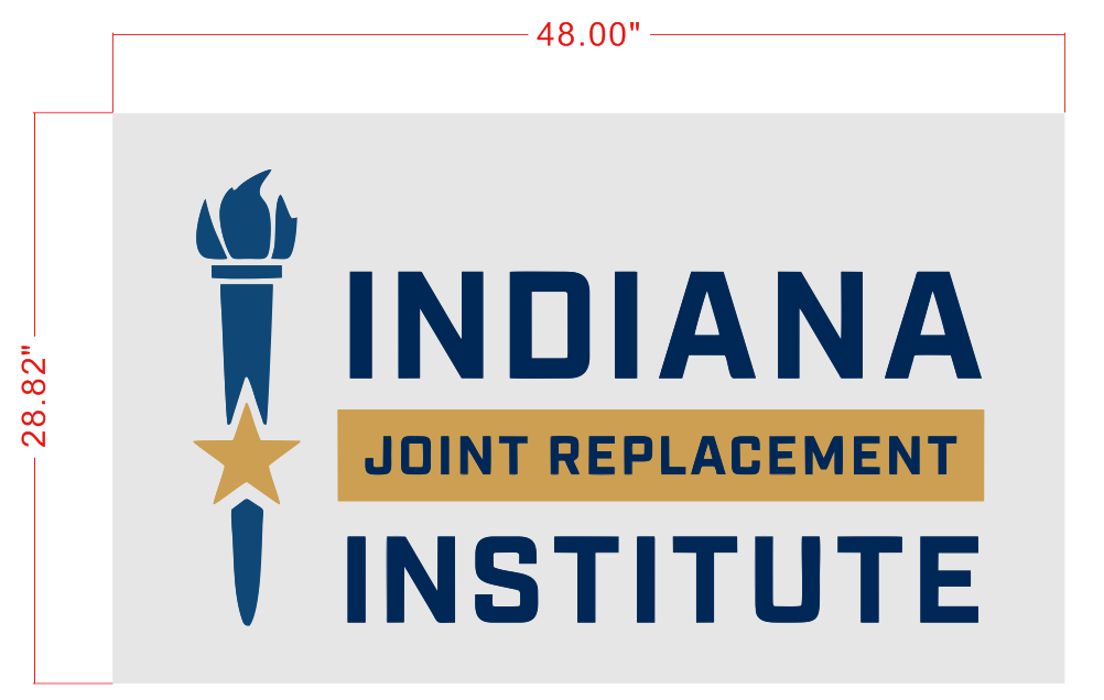 3D Logo Light Box-INDIANA INSTITUTE Logo