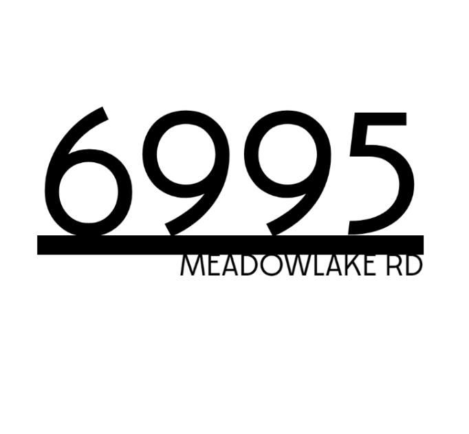 6995 Steel Address Numbers