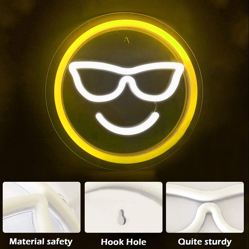 Emoji Smail Face Neon Sign Led Neon Light