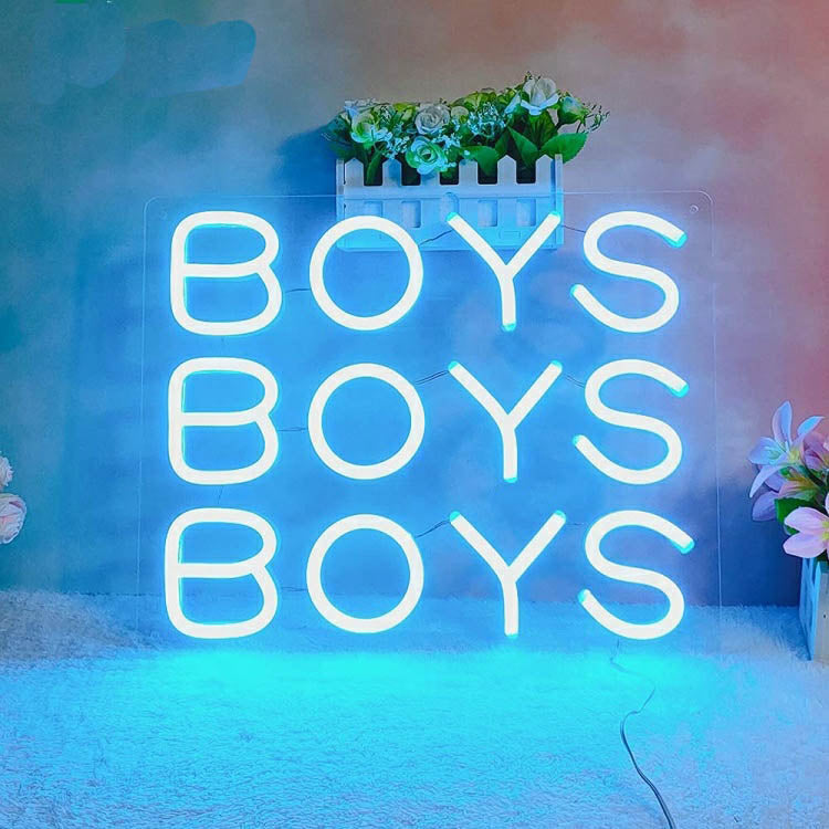 BOYS BOYS BOYS Neon Sign Led Neon Light