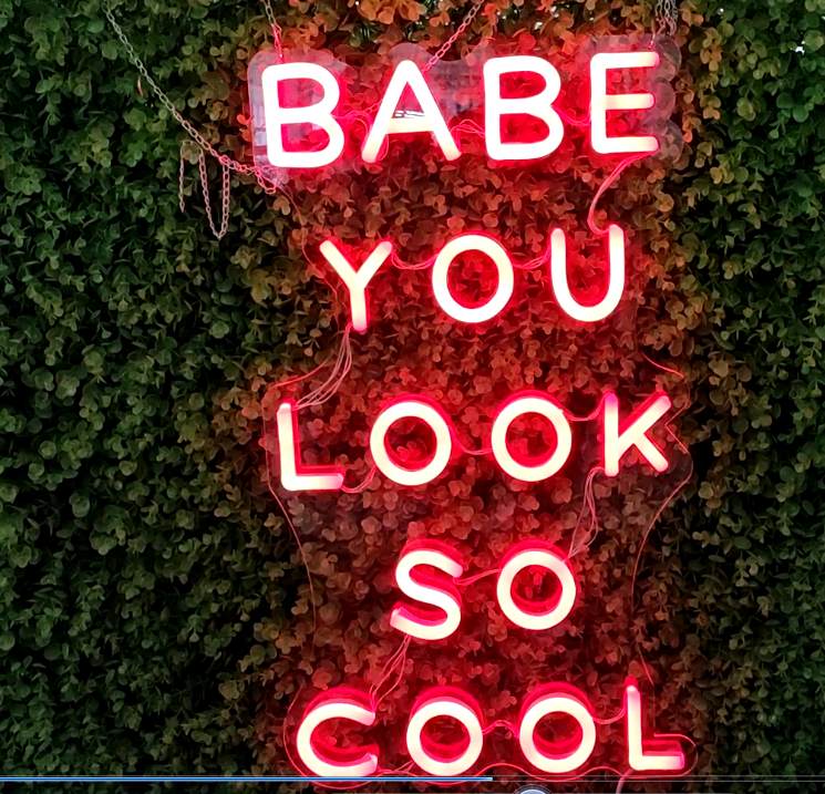 Babe You Look So Cool Led Neon Sign Neon Light