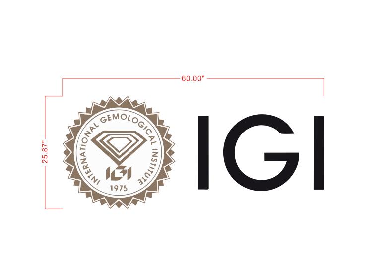 IGI Logo Backlit Sign