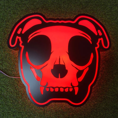 Customize Logo Shape Stainless Steel Laser Cut Out LED Backlit Light Box