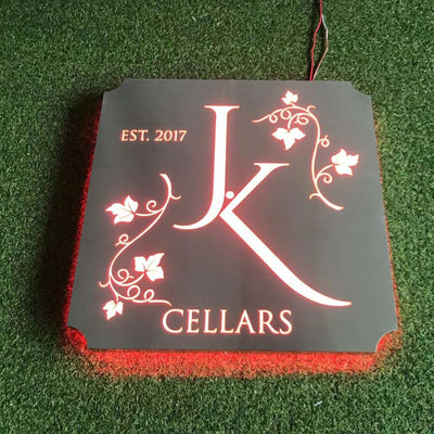 Customize Shape Logo Light Box Stainless Steel Light Box