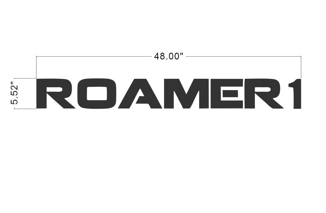 ROAMER1 Backlis Sign