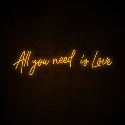 All You Need Is Love Neon Sign Led Neon Lights